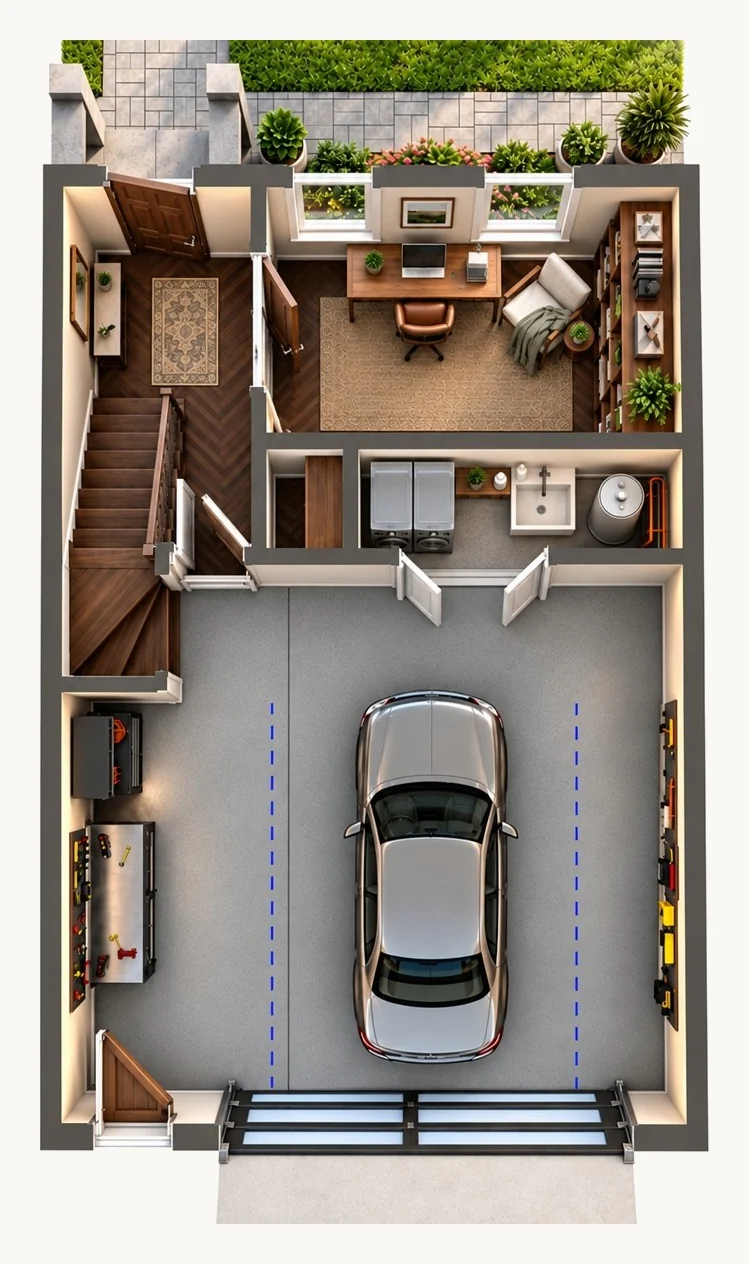 Floor plan, ground level